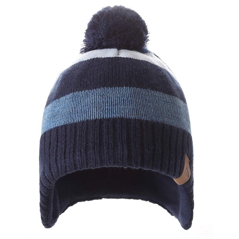 Moon Kitty Baby Boys Girls Beanie Hats Winter Fleece Skiing Winter Caps with Warm Ear Flap - Image 2
